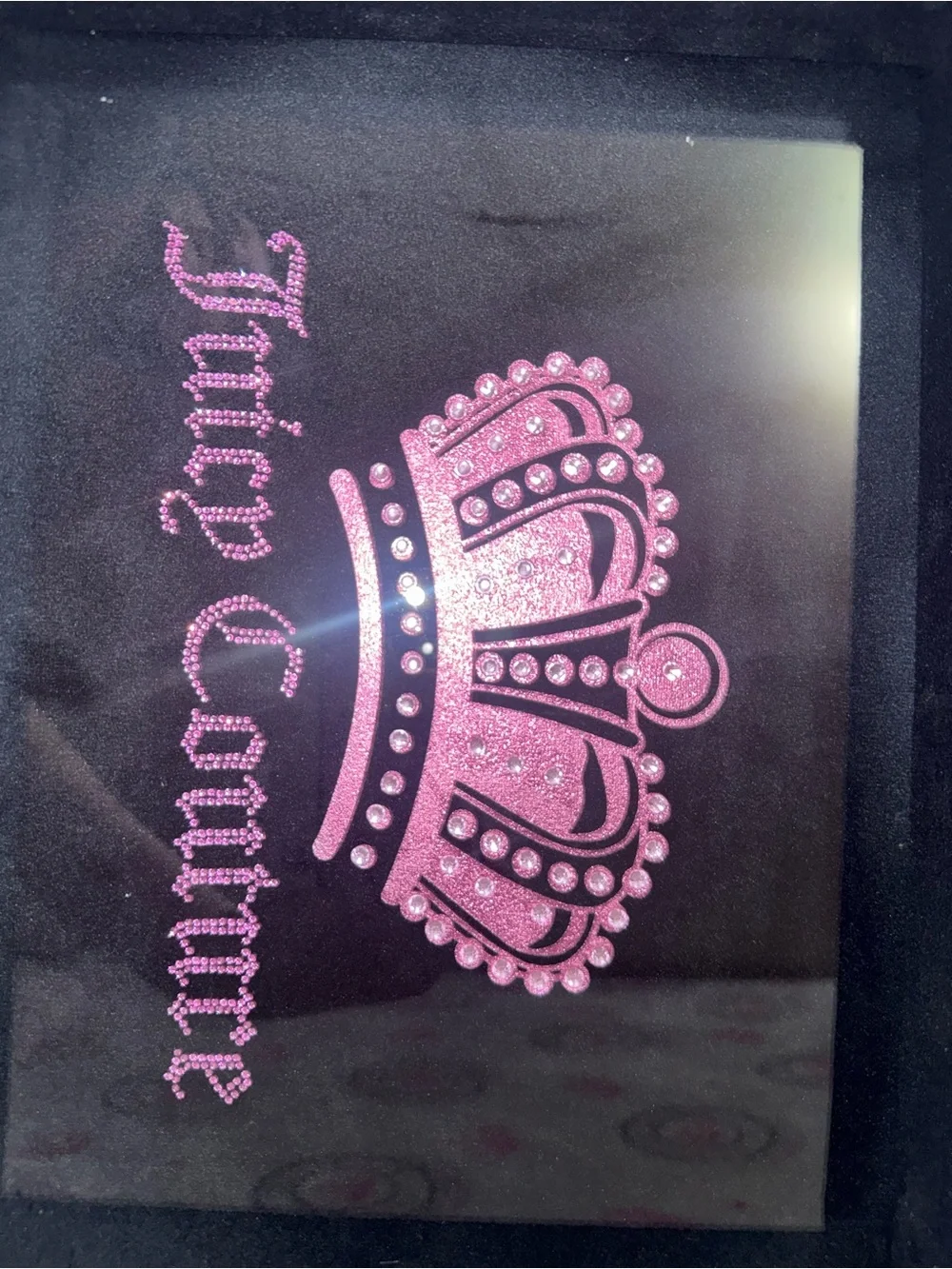 Juicy Couture Pink Crystal Trinket Tray